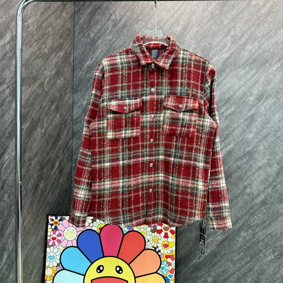 Chrome Hearts Guppy embroidered checkered shirt - Picture 1 of 7